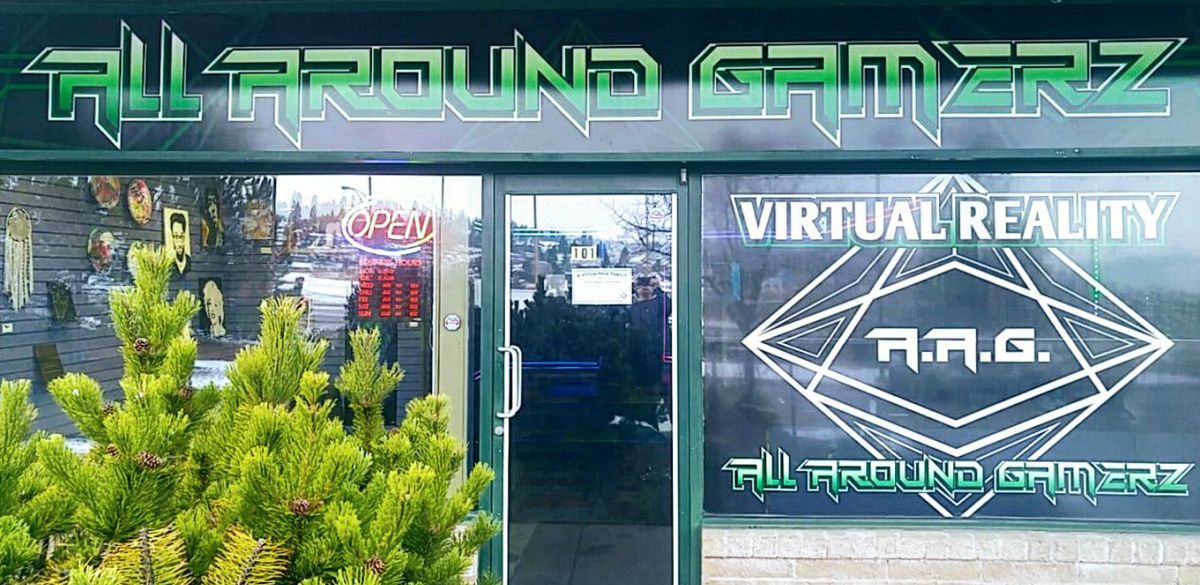 All Around GamerZ storefront in Aberdeen Court, Kamloops